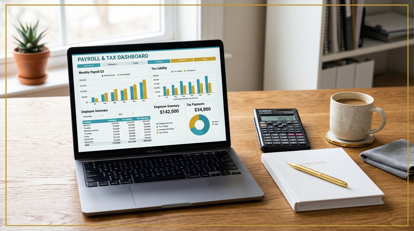 Pay run summary dashboard