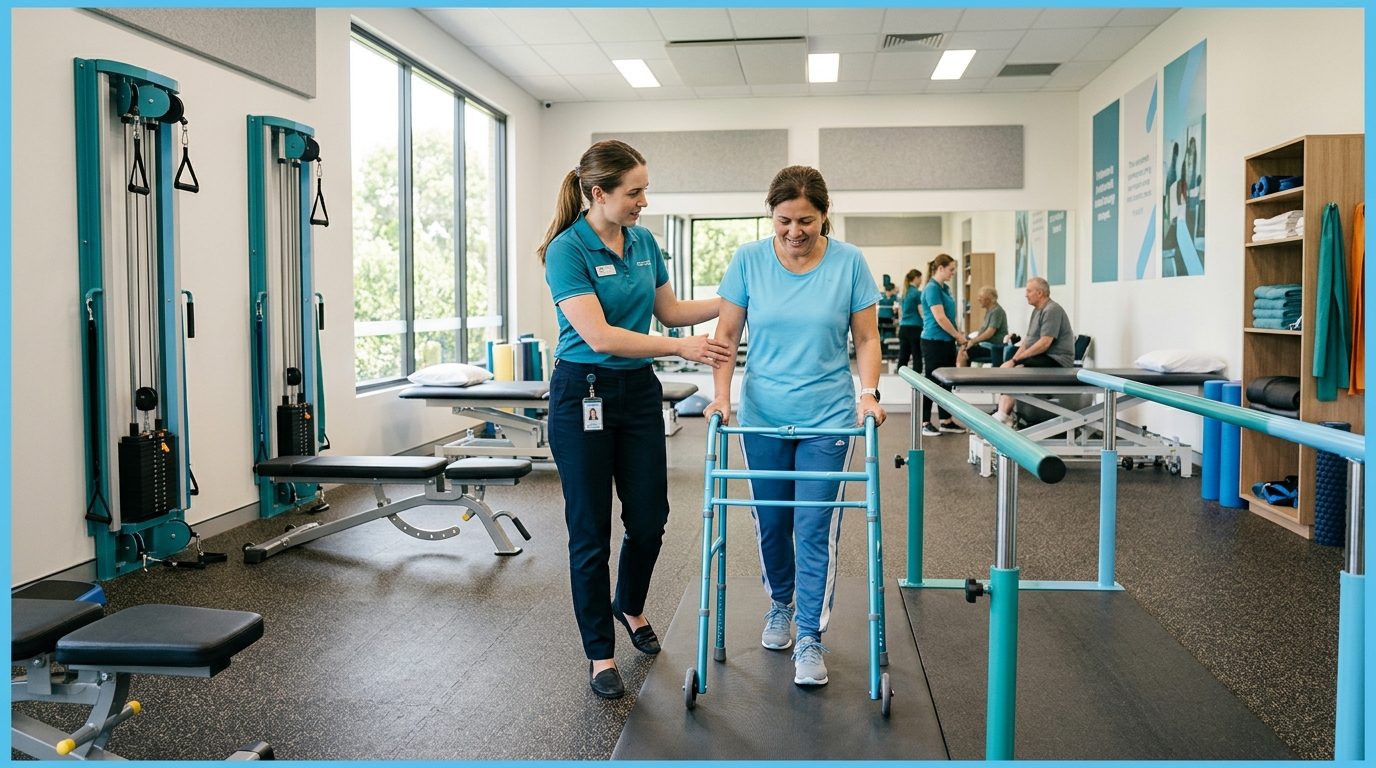NDIS provider working with a participant